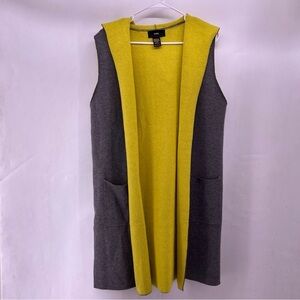 Rain large hooded trench sweater vest